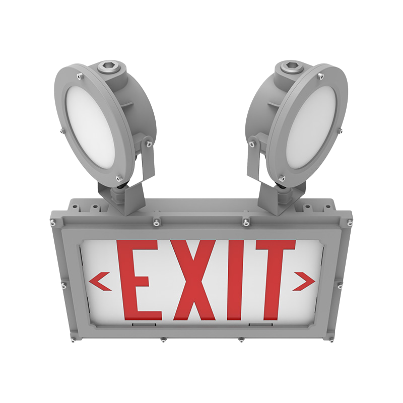 BEACON Series - Hazardous Location Emergency Light & Exit Sign Combo - C1D2/C2D1 - detailed view 4 showing explosion proof construction for C2D1, C1D2 applications